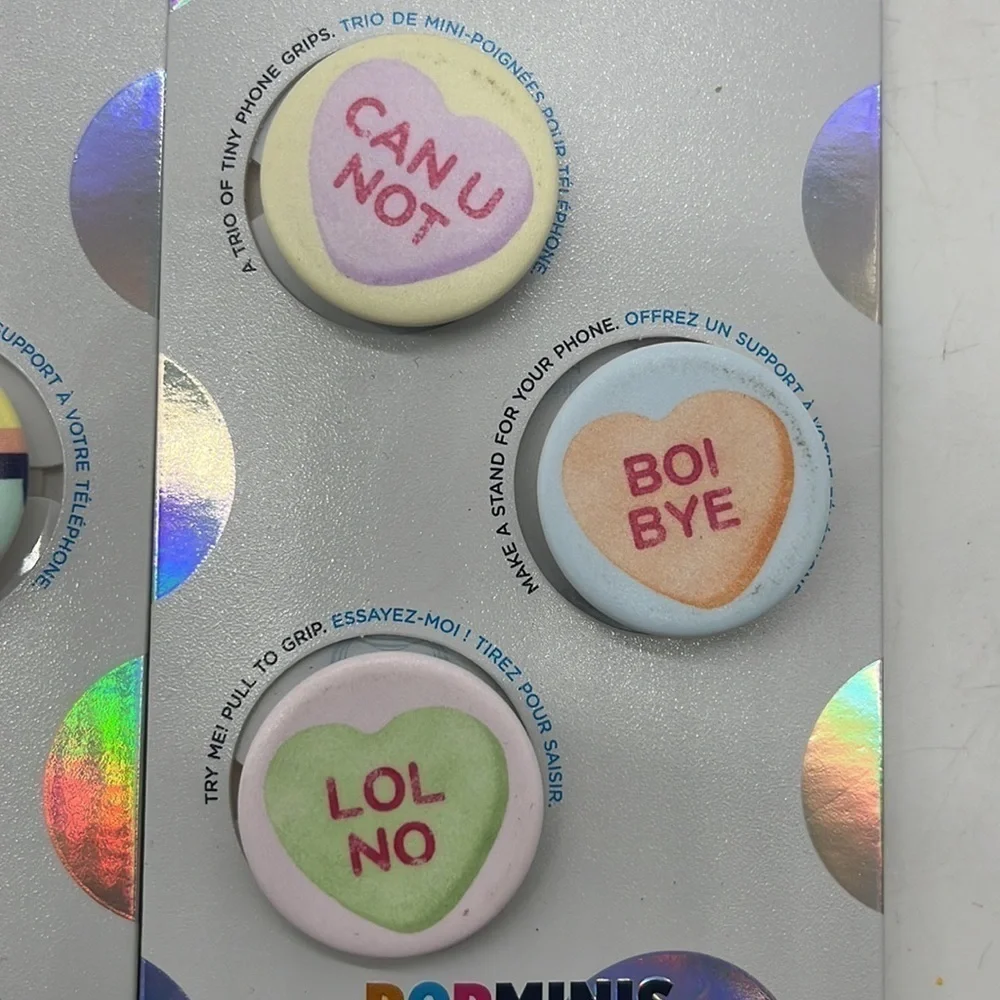 Pop Sockets Popminis - 3 small pop sockets - NWT